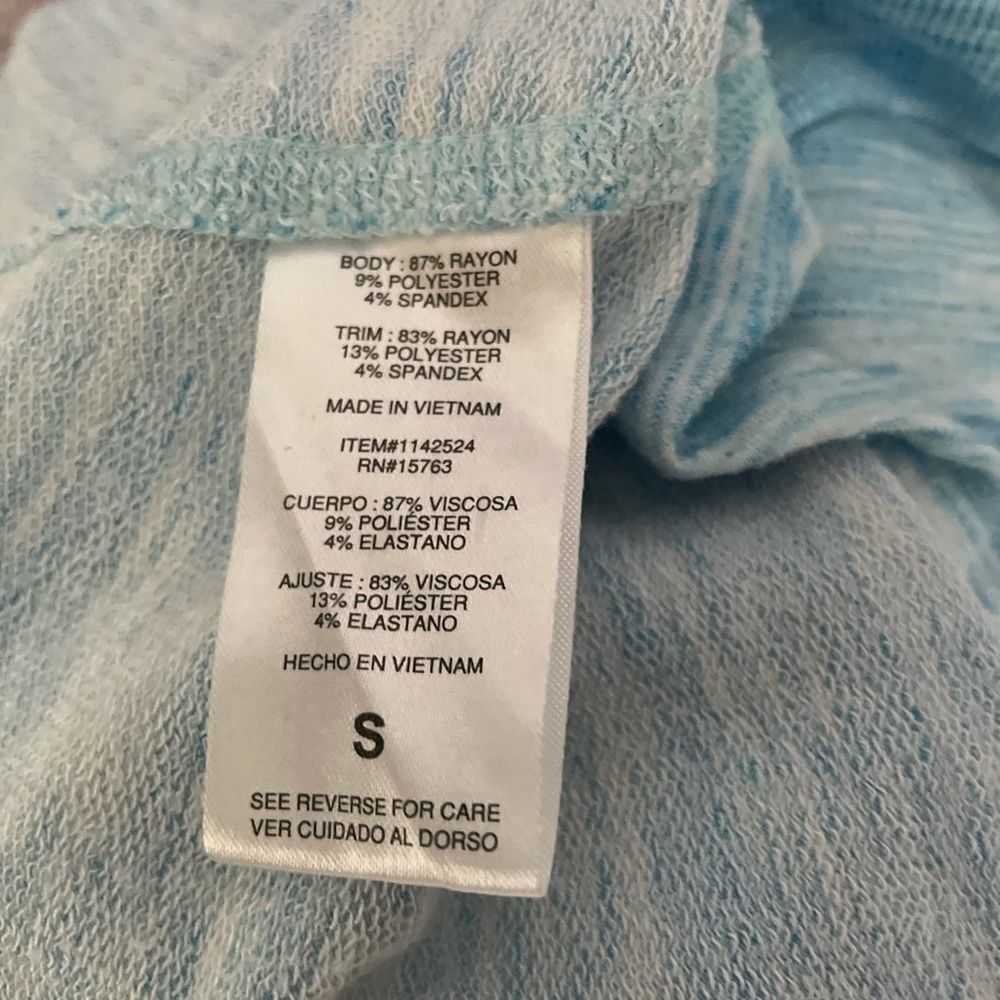 🟢Champion Elite Light blue/white Sweater Sz S - Picture 8 of 8